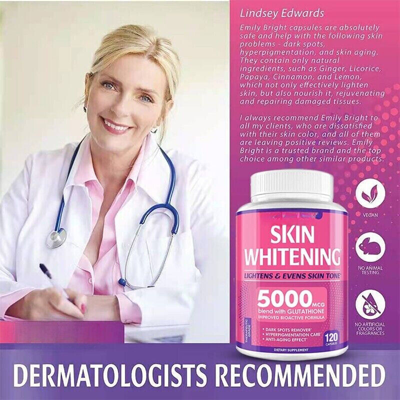 Skin Whitening Capsules - L-Glutathion - Aufhellung, Antioxidans, Anti-Aging Main image