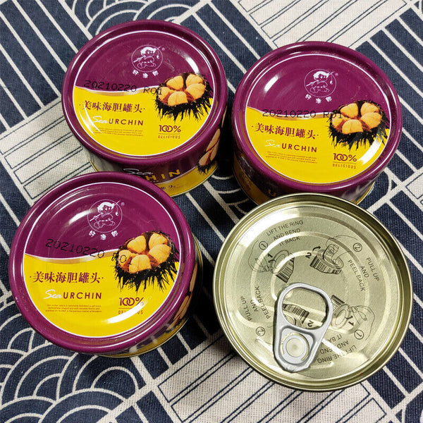Ready-to-Eat Canned Sea Urchin (120g) – Perfect for Delicious Sashimi Dishes