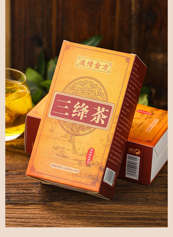 San Jiang Tea Cornstalks Mulberry Leaf Tea 流传金方三绛茶降非压非降降降茶非降三茶青钱柳玉米须桑叶茶养生