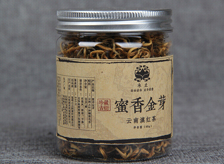 40g Yunnan Black Tea Fengqing Dian Hong Bud Black Tea