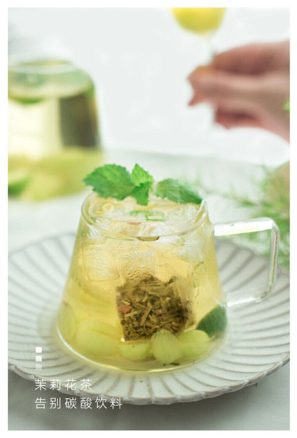 Jasmine Green Tea Bags 2025 Cold Brew Fragrant Natural Healthy No Sugar Summer