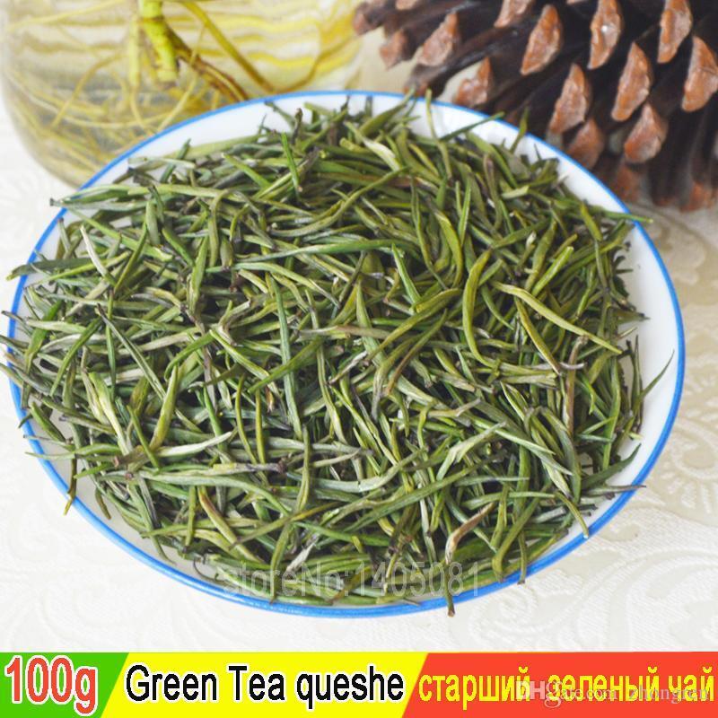High Quality Green Tea Mingqian Fried Queshe Maojian Tea Green Healthy 100g Secondary image