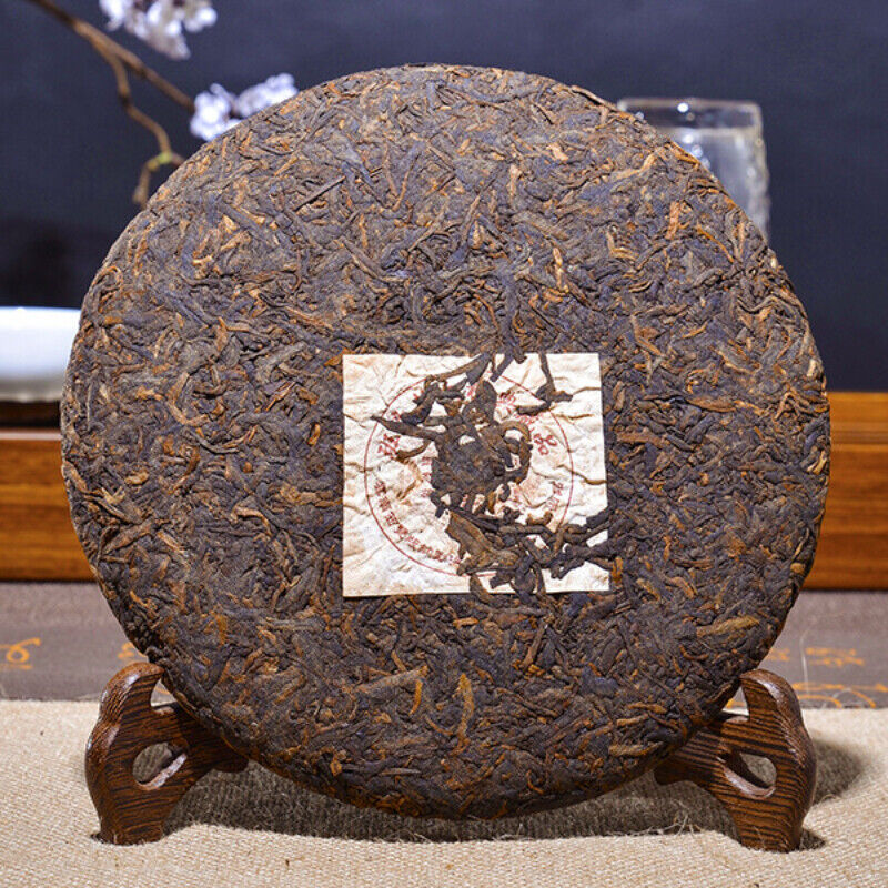 Cake Tea Old Ban Zhang Jinya Cooked Tea Cake Pu'er Tea 357g Pu'er Tea Cooked Tea