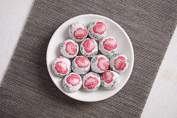 Yunnan Puerh Tea Golden Rose Tuo Tea Puerh Ripe Tea 500g Bulk