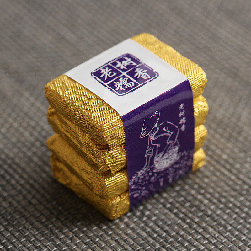 500g Yunnan Pu-erh Ripe Tea Glutinous Aromatic Mini Square Brick Tea Thin Slices Main image