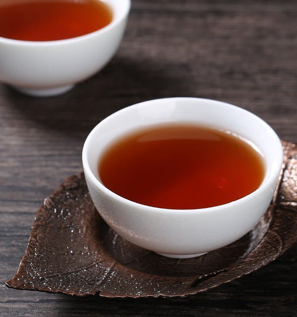 Yunnan Pu'er Golden Leaf Menghai Ripe Tea 500g Ripe Tea Golden Leaf