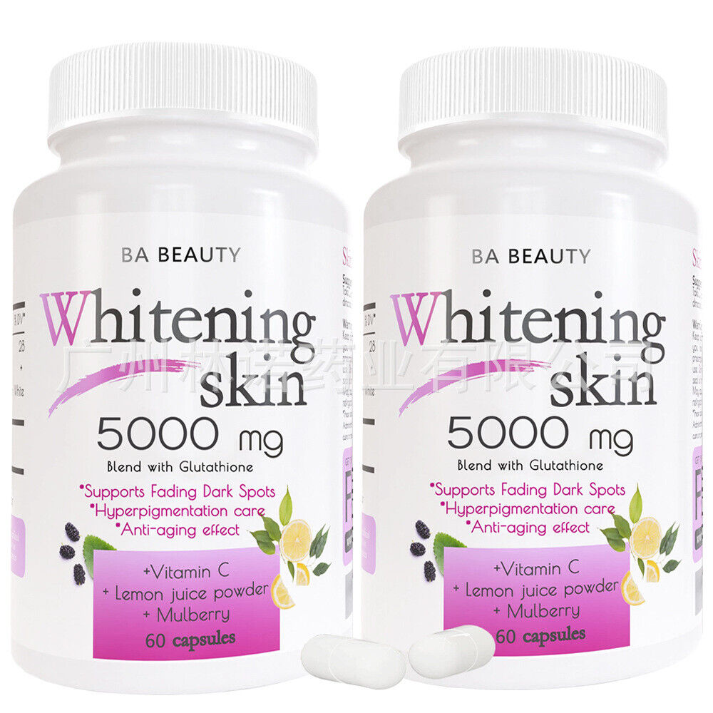 Whitening Skin 5000mg capsule|L-GLUTATHIONE PILLS-60/120caps Main image