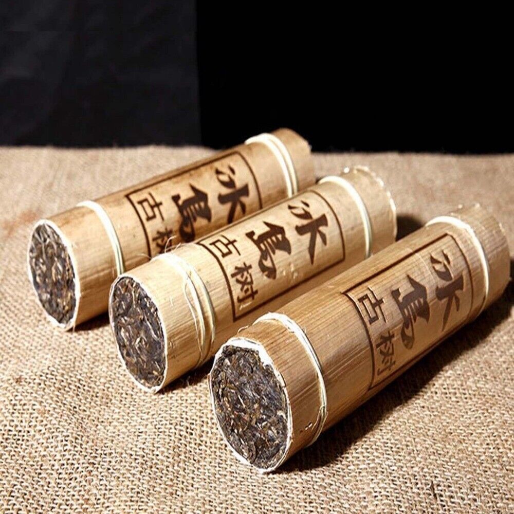 500g Yunnan BingDao  Pu'er Tree Puer Tea in Bamboo Package - Rare and Exquisite