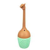 Funny Hand Gestures Silicone LooseLeaf Spice Tea Infuser Tea Strainer Diffuser