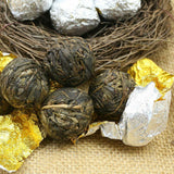 Yiwu Old Tree Materials Raw Puerh Mini Tea，Shen Puer 2017 Hand Made Dragon Ball