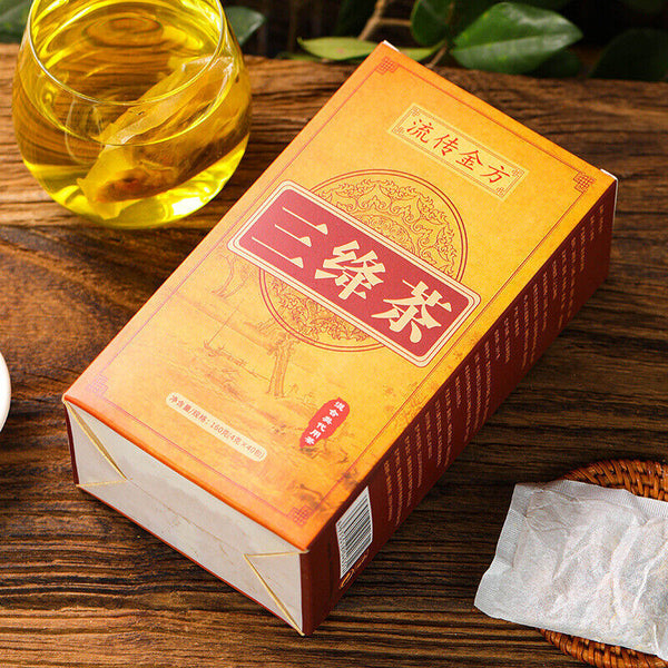 San Jiang Tea Cornstalks Mulberry Leaf Tea 流传金方三绛茶降非压非降降降茶非降三茶青钱柳玉米须桑叶茶养生