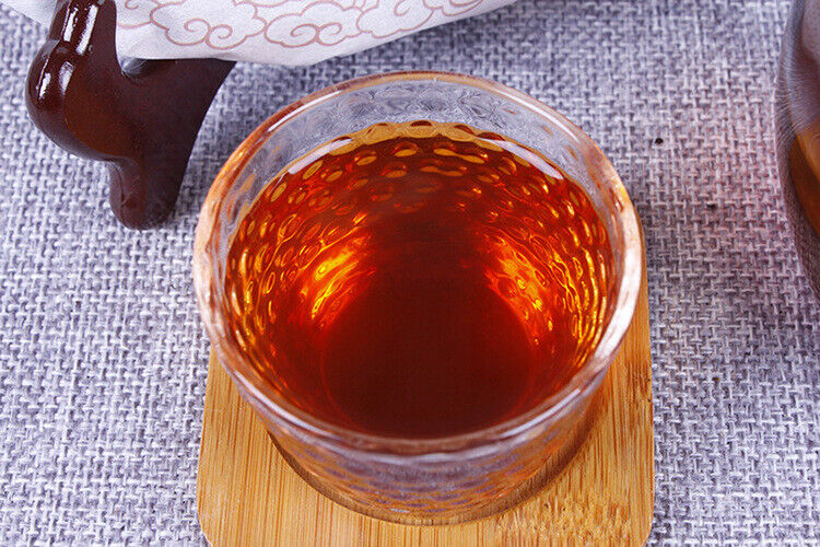 Pu'er Tea Cake Ripe Tea 357g Banzhang Golden Bud Ripe Tea Cake