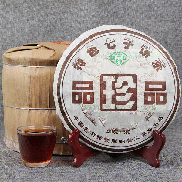 Premium Puerh Black Tea   Qizi Ripe Pu'er Tea Gift Tea Collection 400g