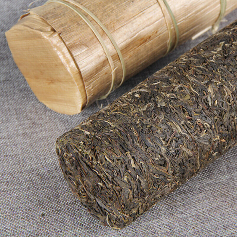 Pu'er Raw Tea Pillar Shape Pu-erh Green Tea Health Drink1000g Top-Grade Menghai