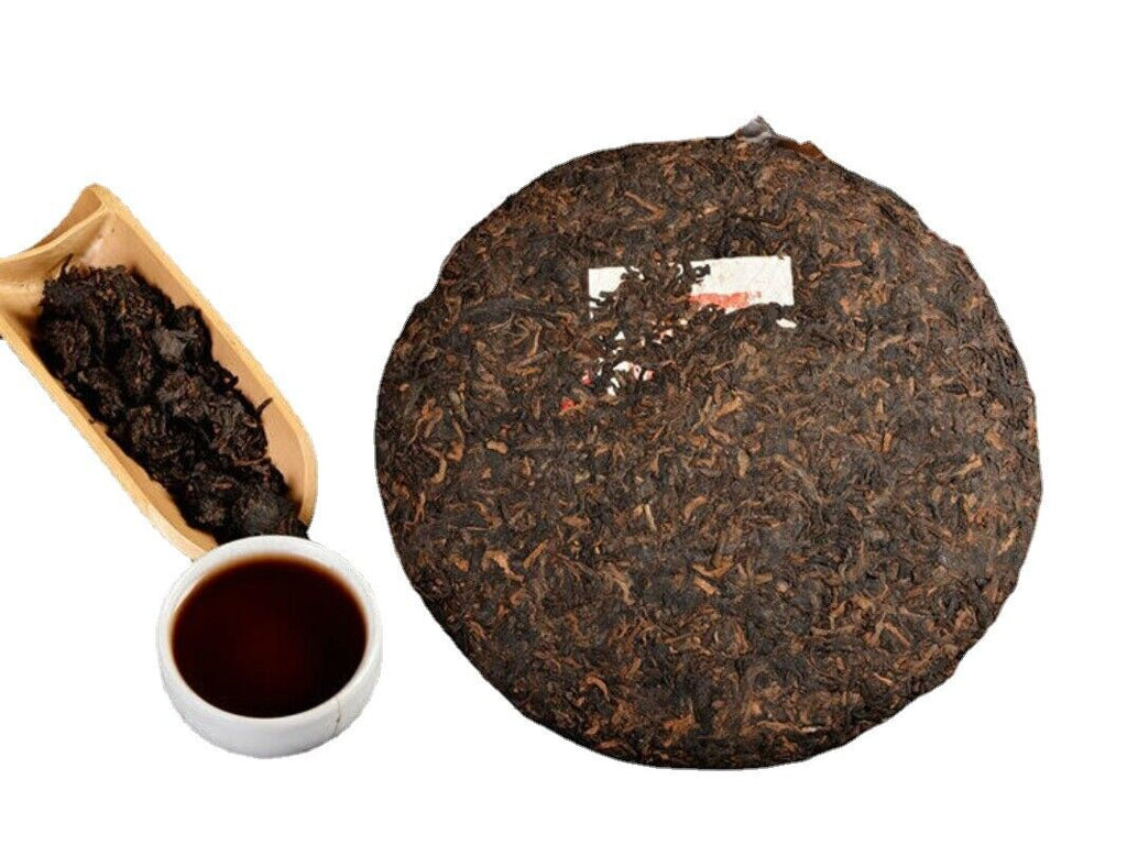 Tong Qing Hao Pu-erh Tea Cake Yiwu Mt. Old Tea Ripe Puer Cooked 357g/12.59oz