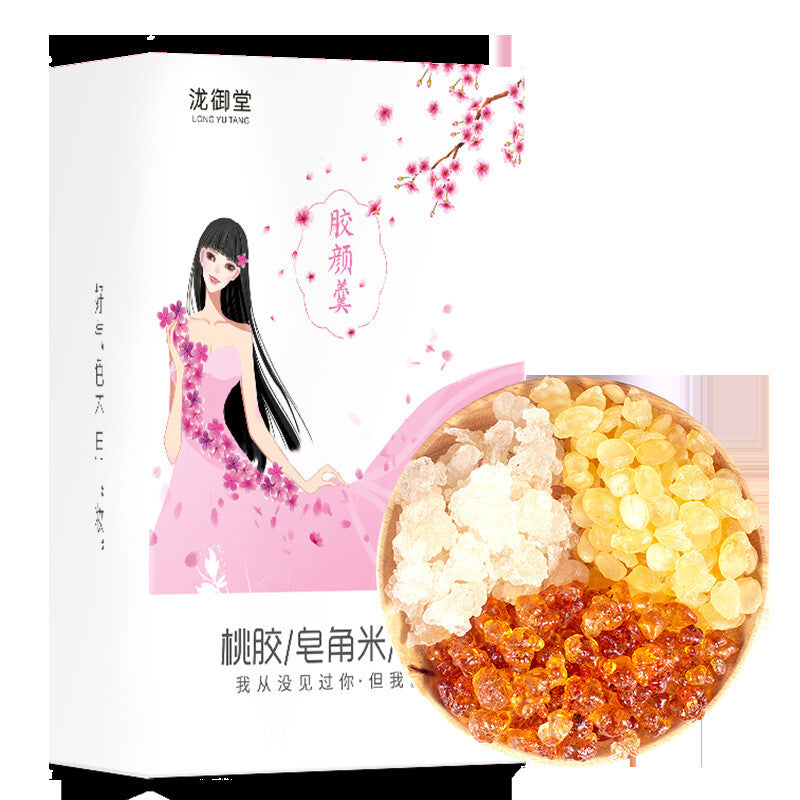 Peach Gum Snow Fungus  Saponin Rice Combo Beauty Soup Secondary image