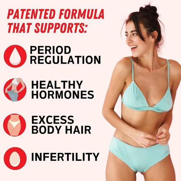 Happy Hormones Multivitamin for PCOS -D-Chiro Vitamin 120 Capsules/Bottle