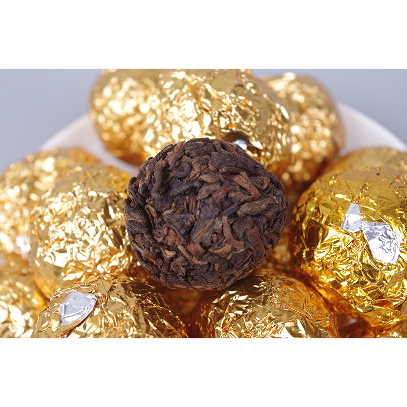Dragon Pearl Ancient Tree Ripe Tea 500g Dragon Pearl Puerh Loose Tea Golden Bud