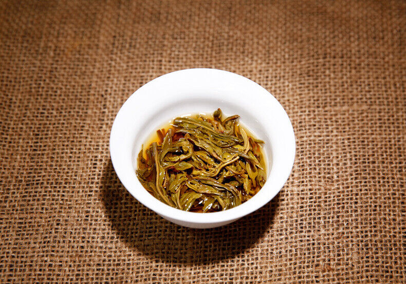 Deep Mountain Ancient Rhyme 100g Pu'er Raw Tea Qizibing Jishunhao Raw Tea