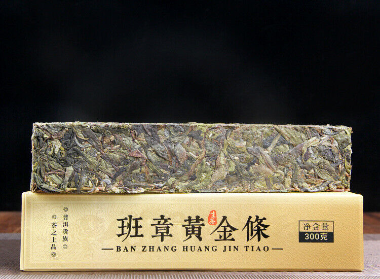 Pu'er Raw Tea Banzhang Gold Bar Ancient Tree Tea Yunnan Column Tea 300g
