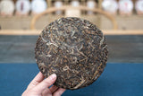 357g Yiwu Heirloom Green Seal Pu'er Raw Tea Cake Yunnan Ancient Tree Cake Tea