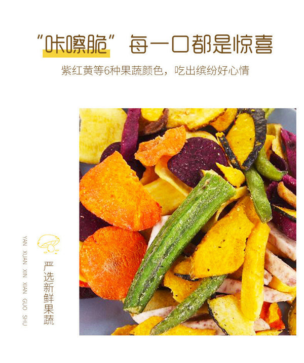 Ready-to-Eat Snack Canned Mixed Fruit & Vegetable Crisps Shiitake Mushroom Okra