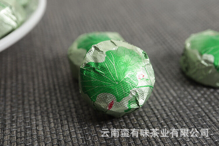 500g Yunnan Ripe PuEr Tea Lotus Leaf Flavor Mini Tuo Tea Rich Aroma
