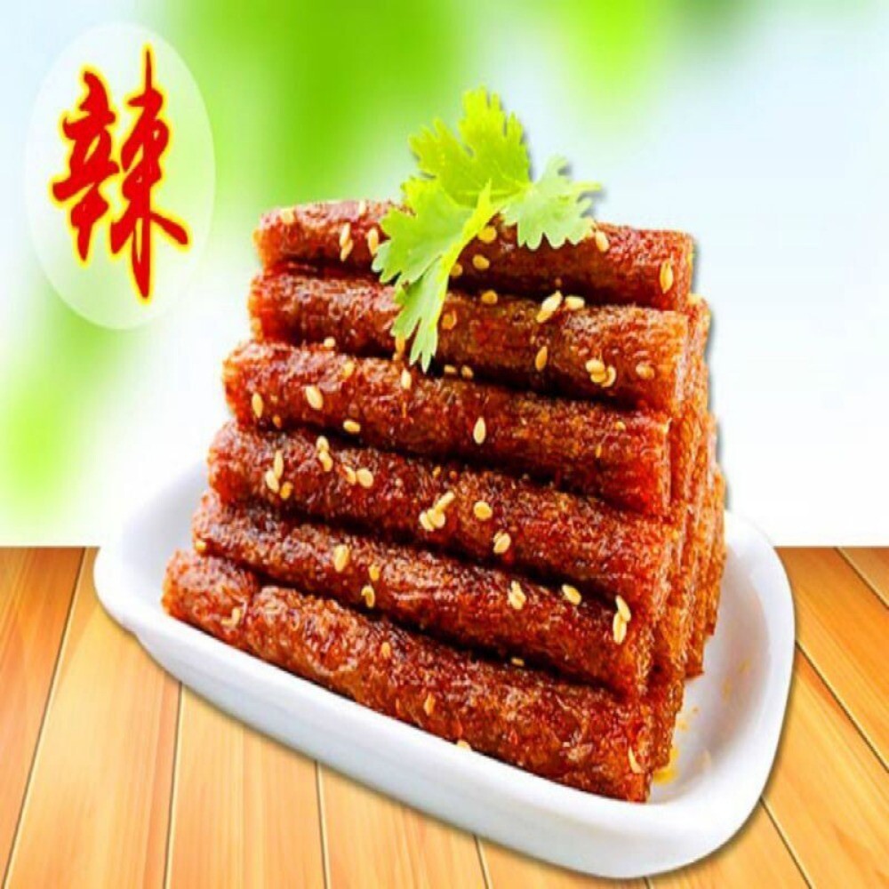Chinese Spicy Chicken Tendon Strips 172g Hot Snack Main image