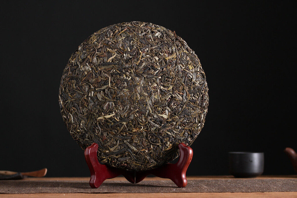 357g Yunnan Pu'er Tea Bulang Mountain Raw Cake Big Old Tree Seven Seeds Cake