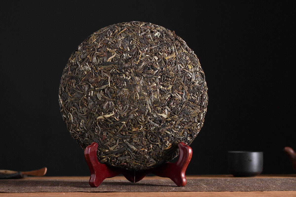 357g Yunnan Pu'er Tea Bulang Mountain Raw Cake Big Old Tree Seven Seeds Cake