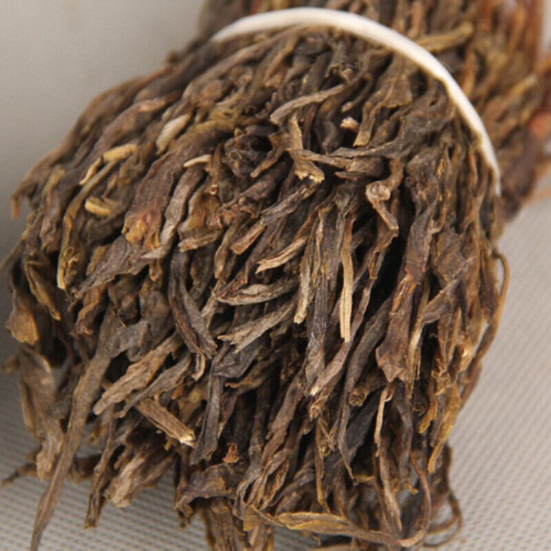 Natural Yunnan Puerh Raw Tea Top-Grade Big Leaf Fermented Bazi Bulk Pu-Erh Tea