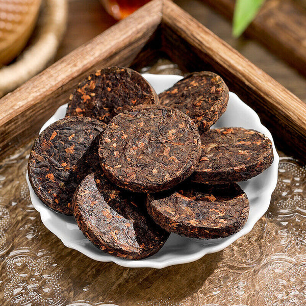 Authentic Osmanthus Pu'er Tea Yunnan Menghai Pu'er Cooked Tea Mini Tea Cake