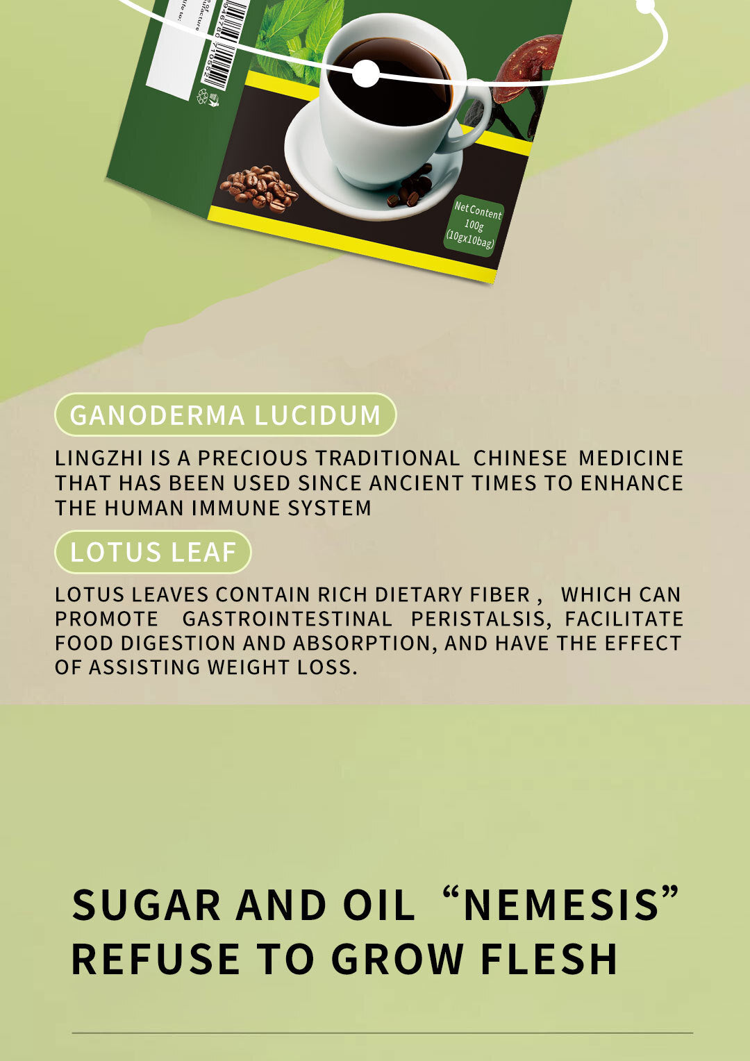 Slimming Green Coffee Fat Burn Instant Weight Loss Coffee 10g*20bags
