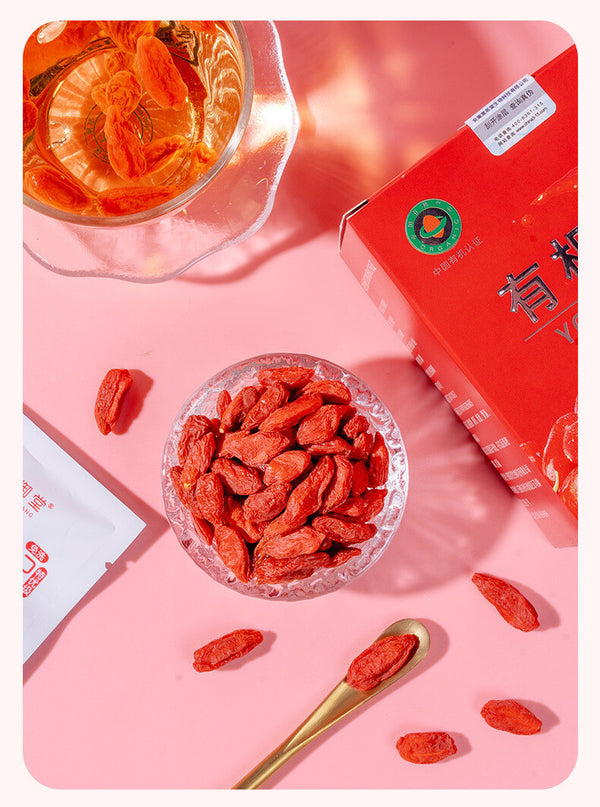 Organic Ningxia Goji Berries: Premium Sulfur-Free, Fresh Tea & Health
