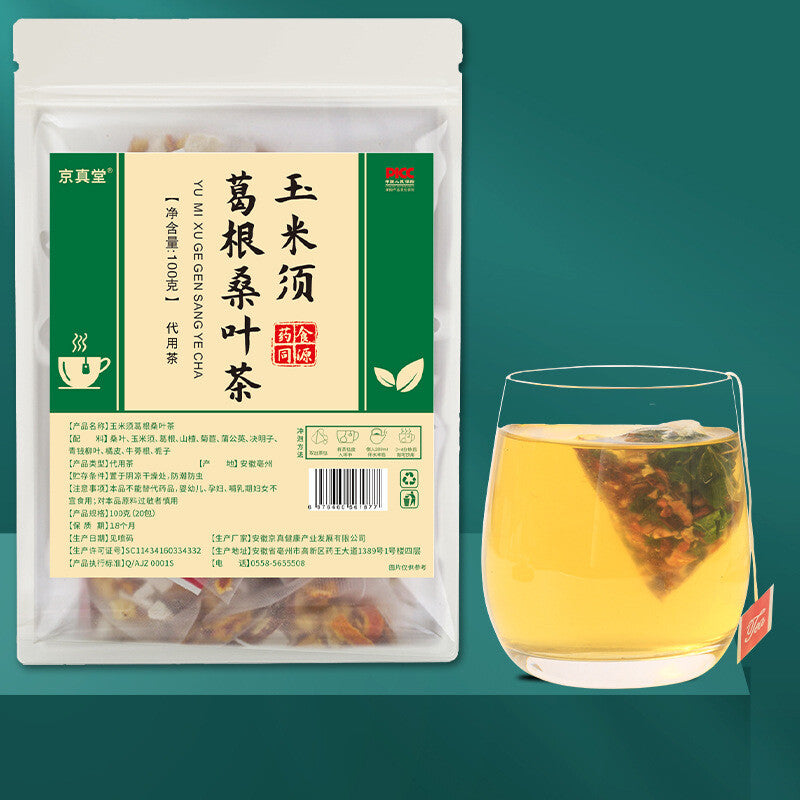 Corn Silk Pueraria Mulberry Herbal Tea Bags Senior Wellness Blend