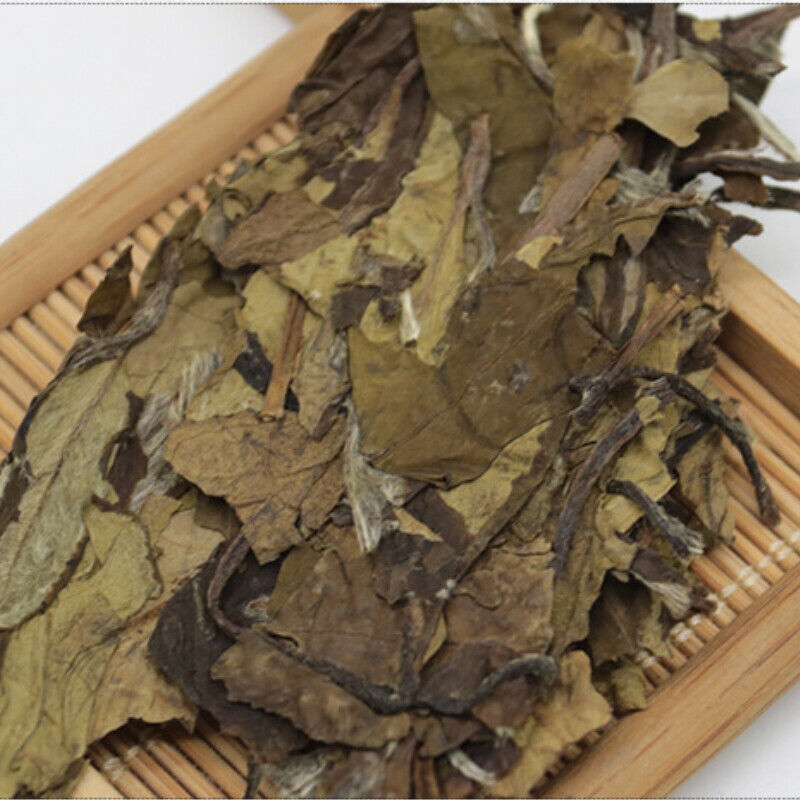 Floral Fragrance Tea Healthy Drink 300g Fuding White Tea Cake Shoumei Green Tea