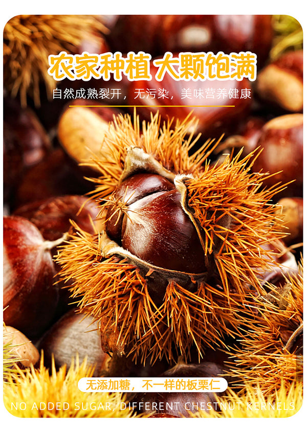 Chestnut Snack Sweet Chestnut Kernels Cooked and Instant Peeled Chestnut Meat