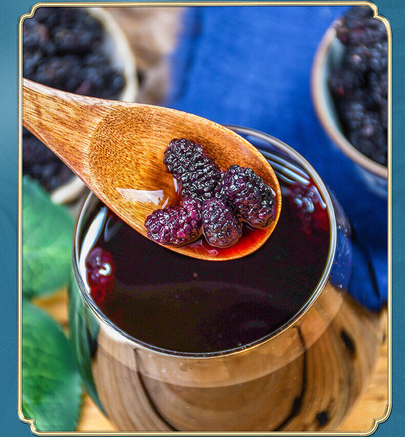 Delicious and Healthy Dried Mulberries - Perfect for Tea and Infusions - 130g*2