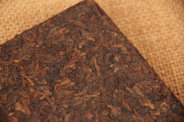 500g Old Ban Zhang Tea Brick Puerh Tea Ripe Pu'er Ancient Tree Bamboo Tube Tea