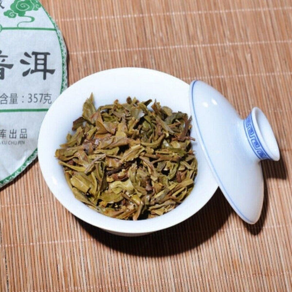 Authentic Organic Jingmai Old Pu-erh Tea Pu'er Raw Tea Cake Puerh Green Tea 357g