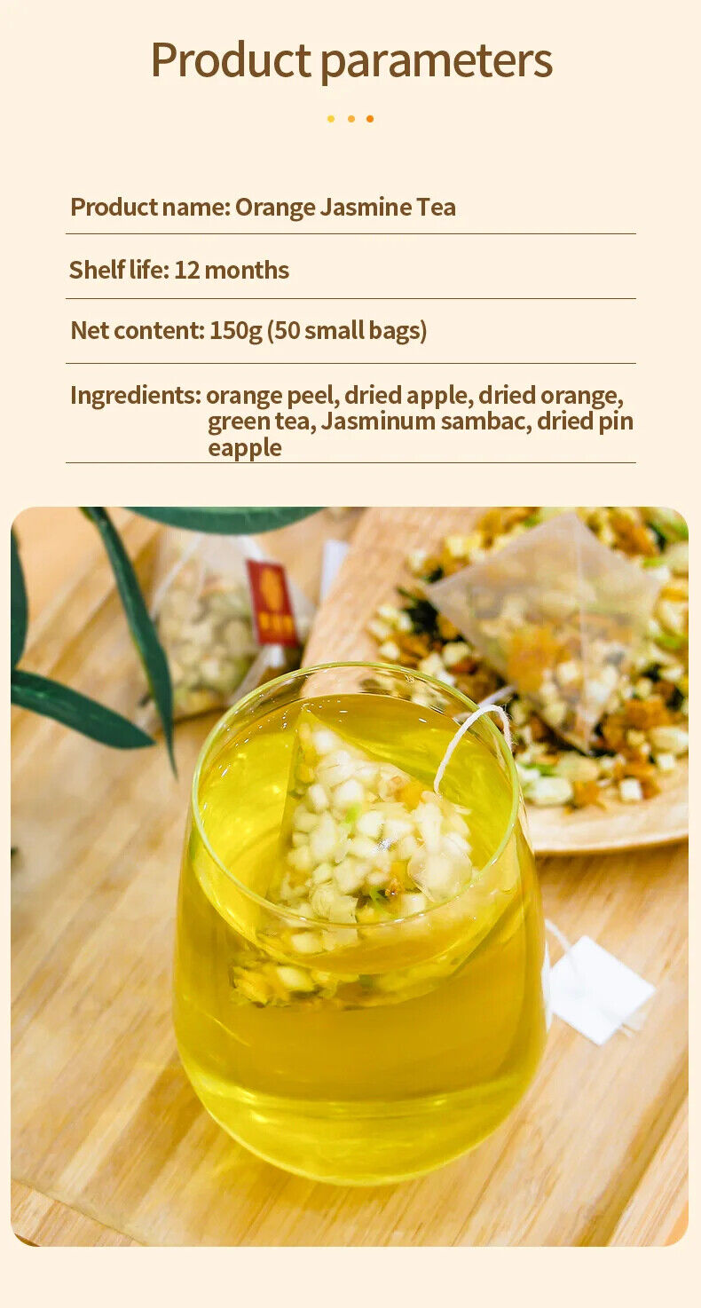 Orange Jasmine Tea Herbal Tea 150g
