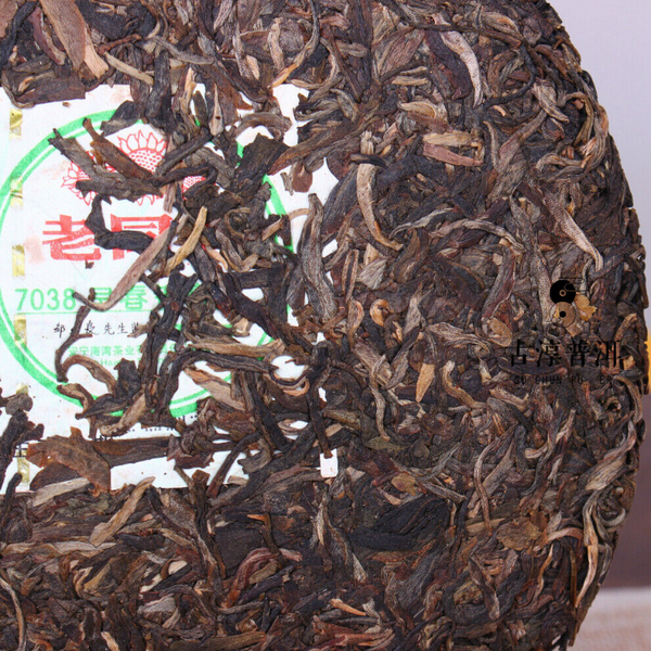 Haiwan Old Comrades 7038 Early Spring Yinhao Pu-erh Pu'erChaTea 400g Cake