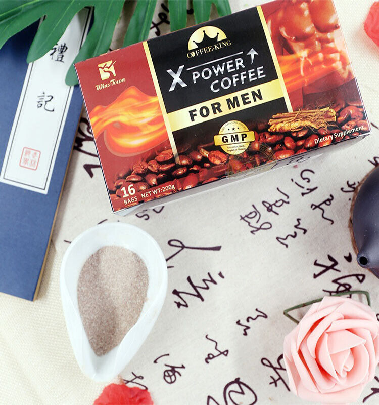 Instant Natural Herbal Coffee 10g*20bag Man X Power Coffee Maca Enlargement