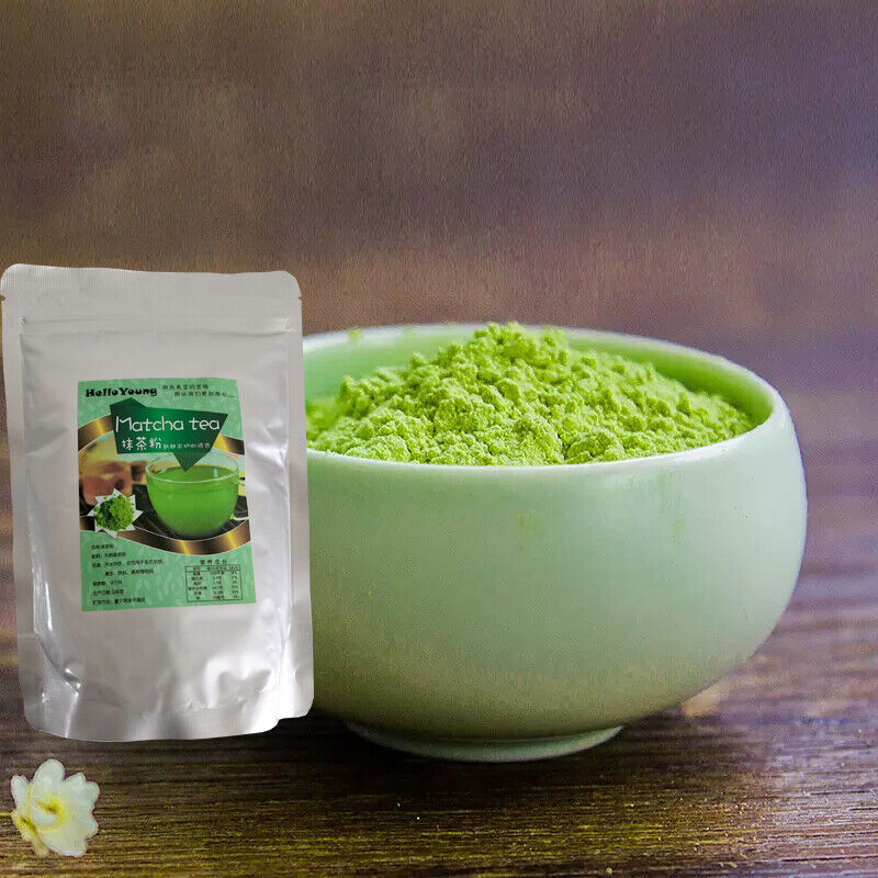Green tea powder MATCHA POWDER latte drink sweetened premux organic 250g/8.8oz