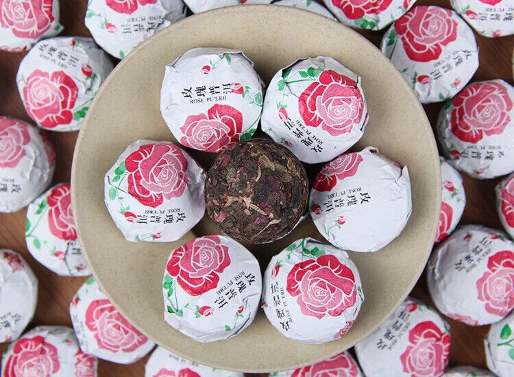 Yunnan Rose Flavor Mini Puer Tuo Cha Shu Puer Loose Flavor Tea Rose Pu Er Tea