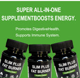 100% Authentic Organic Slim Plus Fat Burner healthy detox slimming capsule