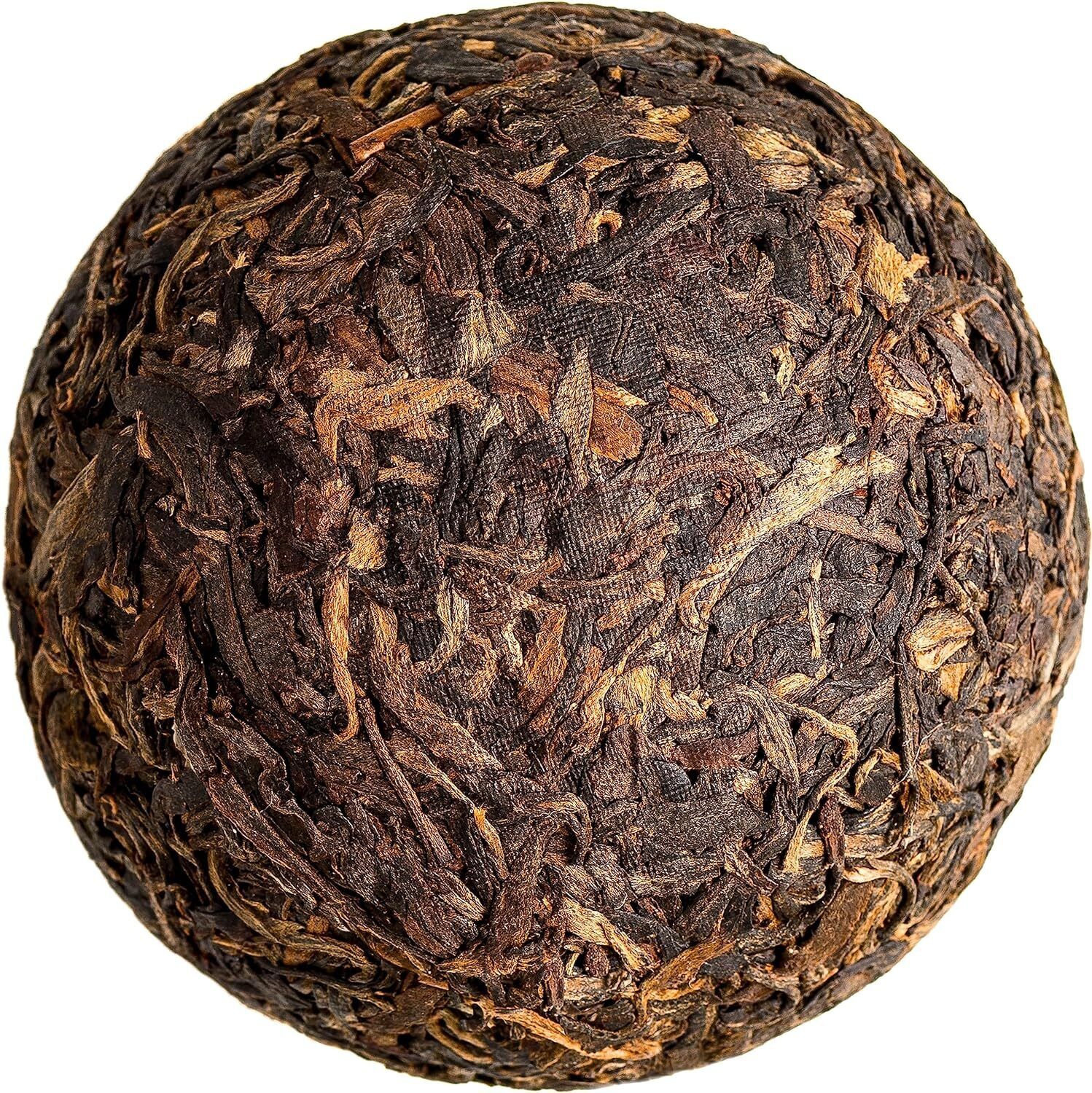 Toucha Pu-erh Tea Yunnan China - TOU Cha Bird Nest Pressed Chinese Puer Tea 100g