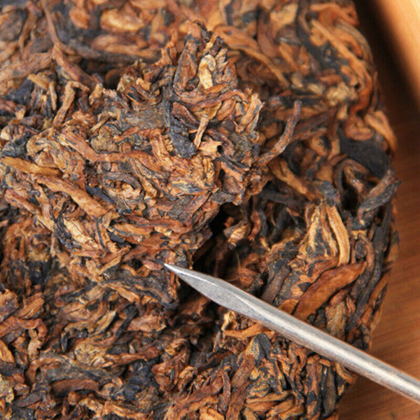 Spring Black Tea Pu-Erh Ripe Tea Emperor Golden Cake Single Bud Pu'er Tea 357g