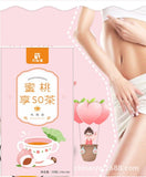 Peach Enjoy SO Tea Lotus Leaf Tea Cassia Seed Hawthorn Tea