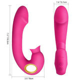 Hot Sex Toy For women magic AV Massage Wand Suction Vibrator with Licking tongue